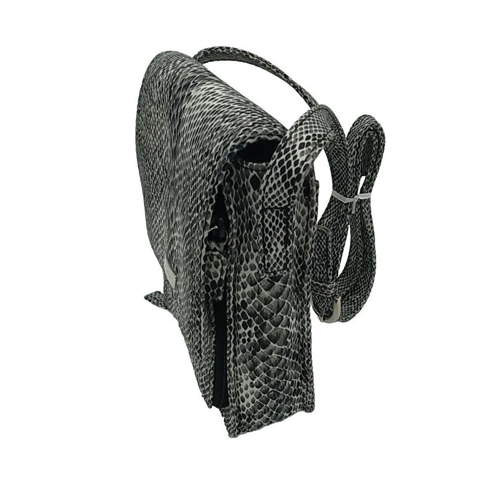 Nine West Faux Python Snake Print Small Crossbody… - image 5